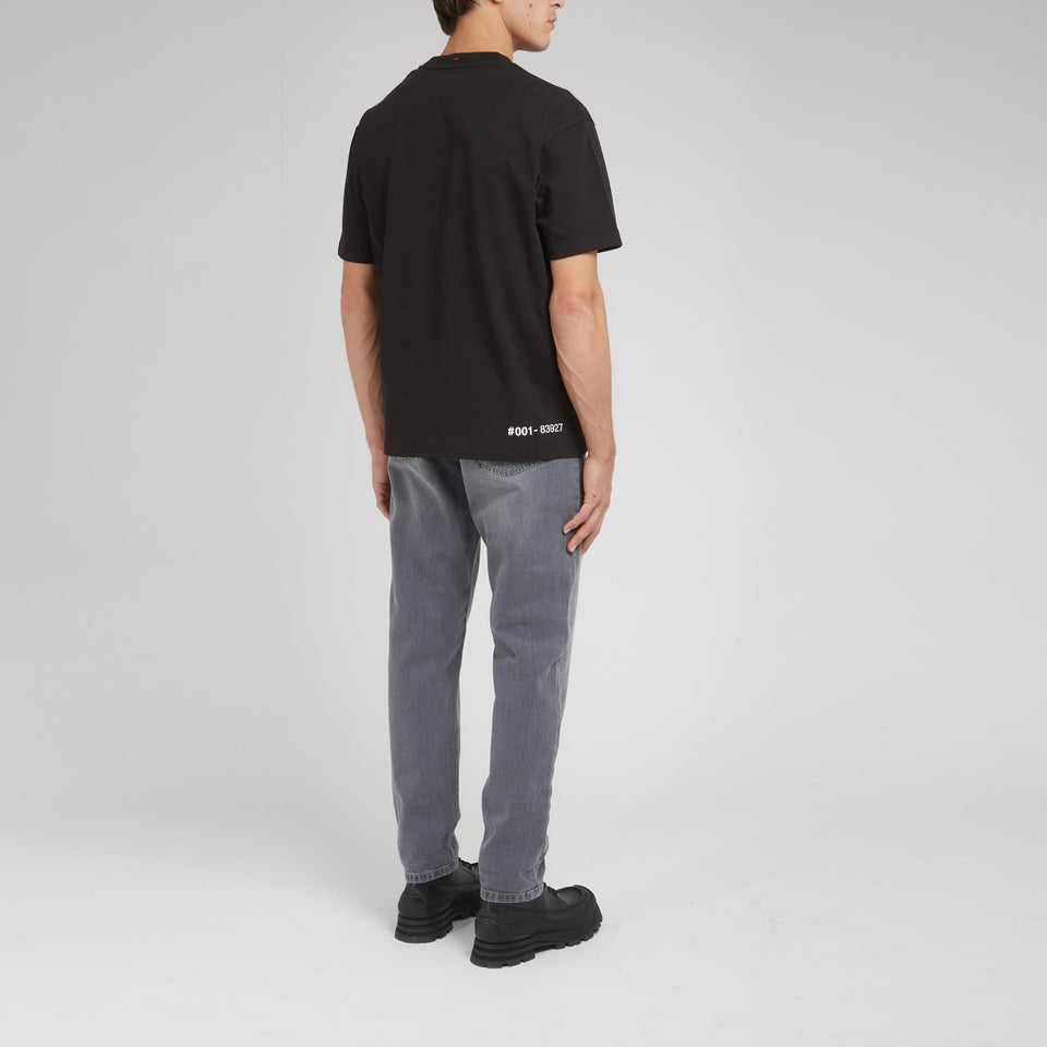 T-shirt ''Grenoble'' in cotone nera