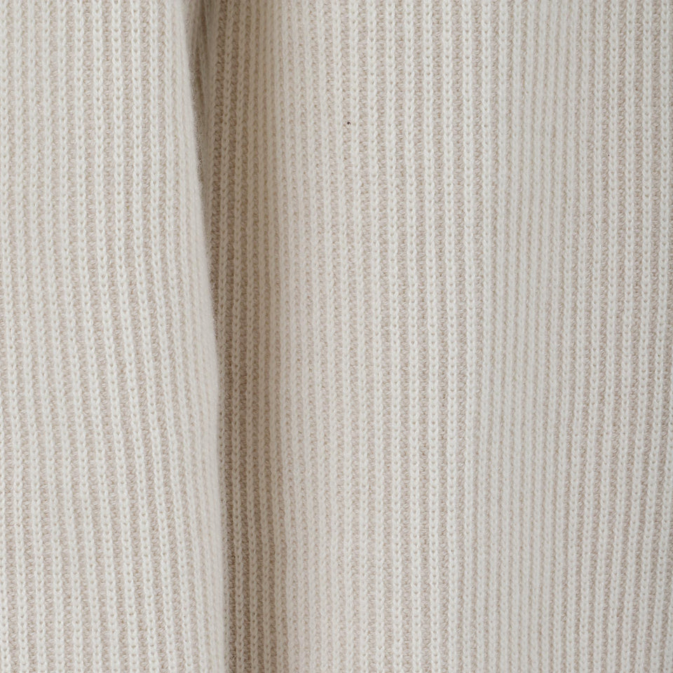 Maglia in lana beige 812429 ZK132Z5600 INCOTEX 