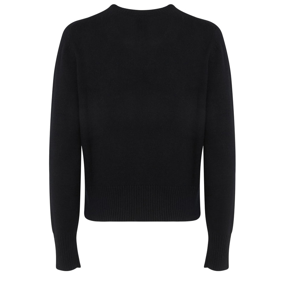 Maglia in cashmere nera