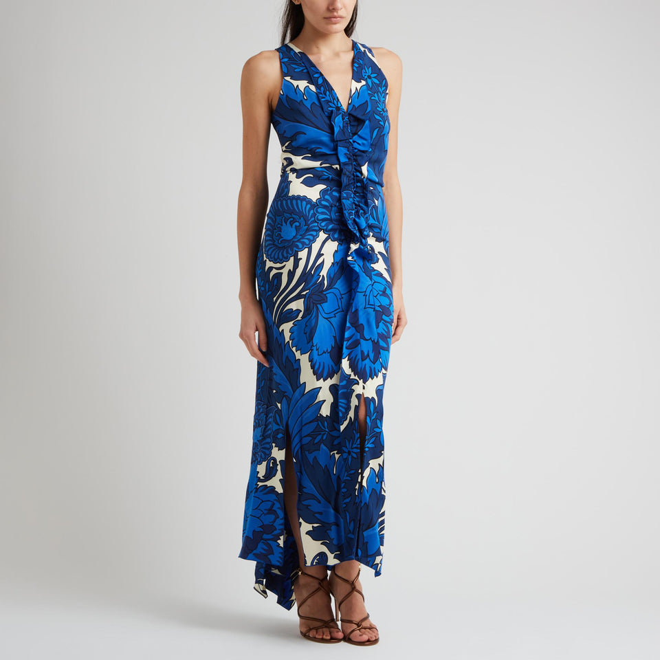 Abito in tessuto multicolor