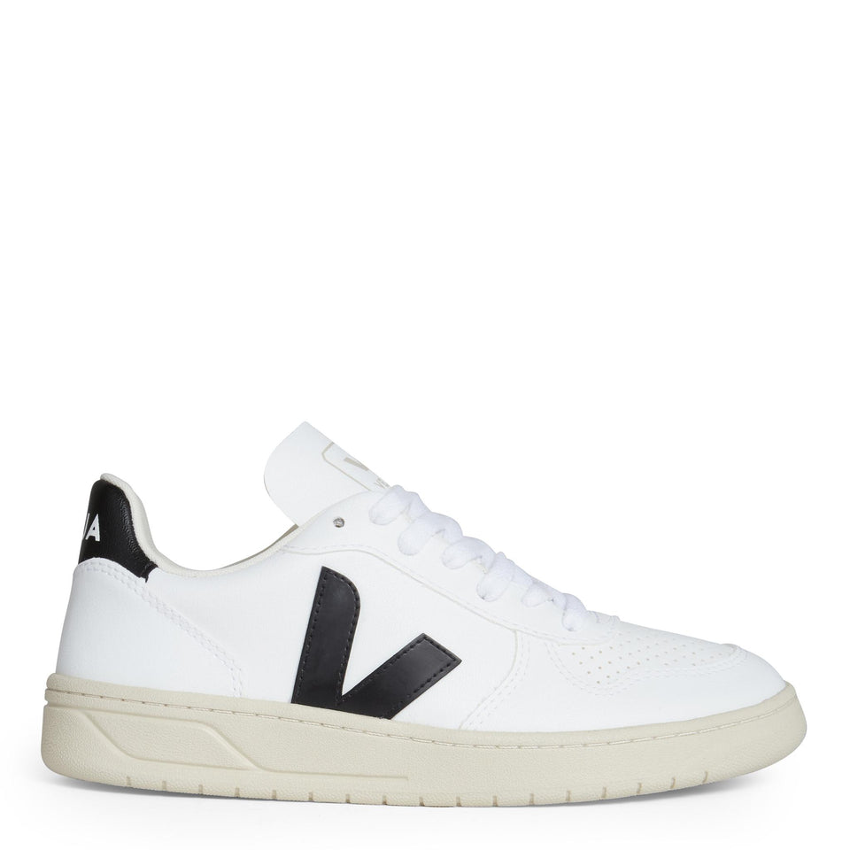 Sneakers ''Chromefree'' in pelle bianca e nera VX0702901 WHITE-BLACK VEJA 