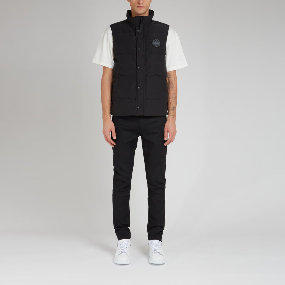 Gilet "Garson" in tessuto nero
