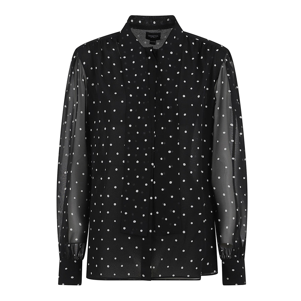 Blouse in seta nera PVCA1117 53PRIP091 GIAMBATTISTA VALLI 