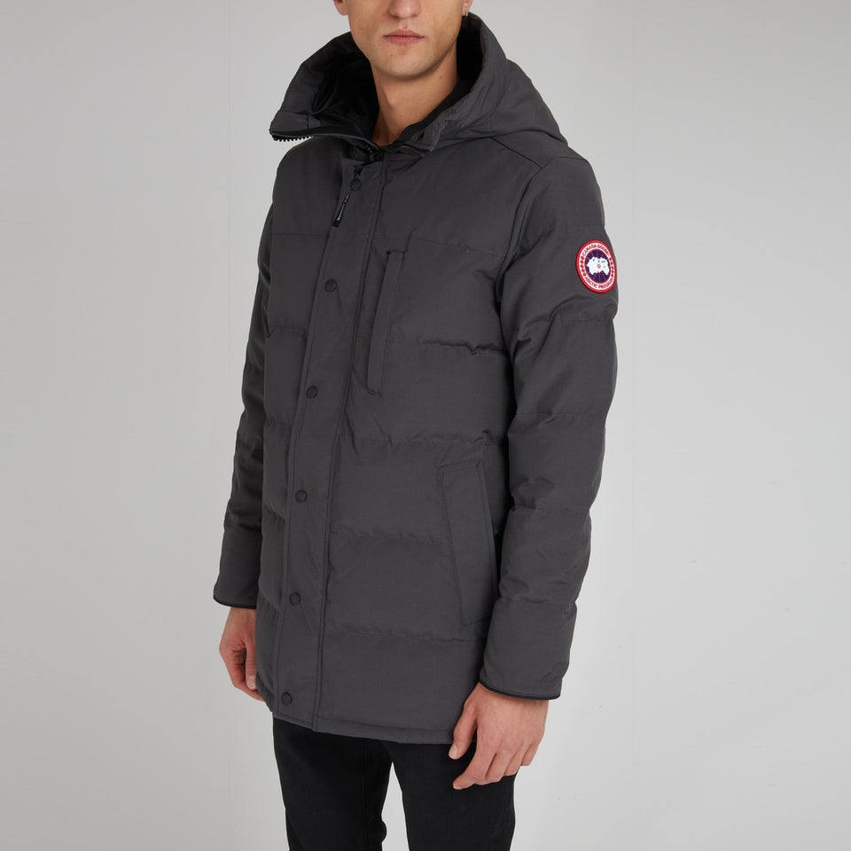 Parka "Carson" in tessuto grigio