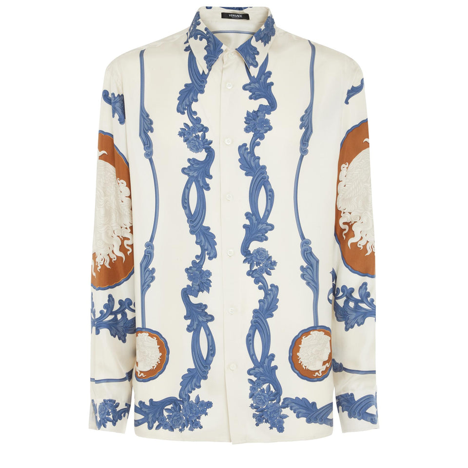 Multicolor silk shirt