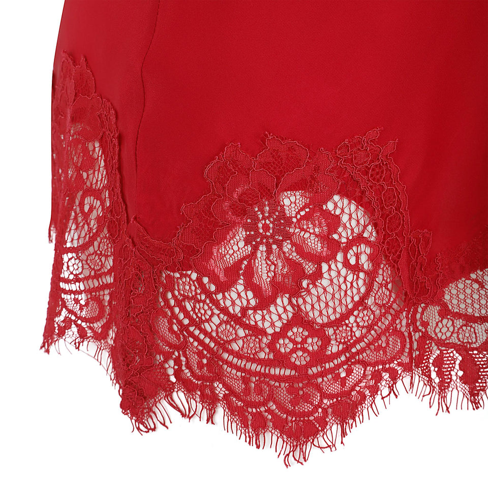 Canotta in seta rossa GH963 E08 GOLD HAWK 