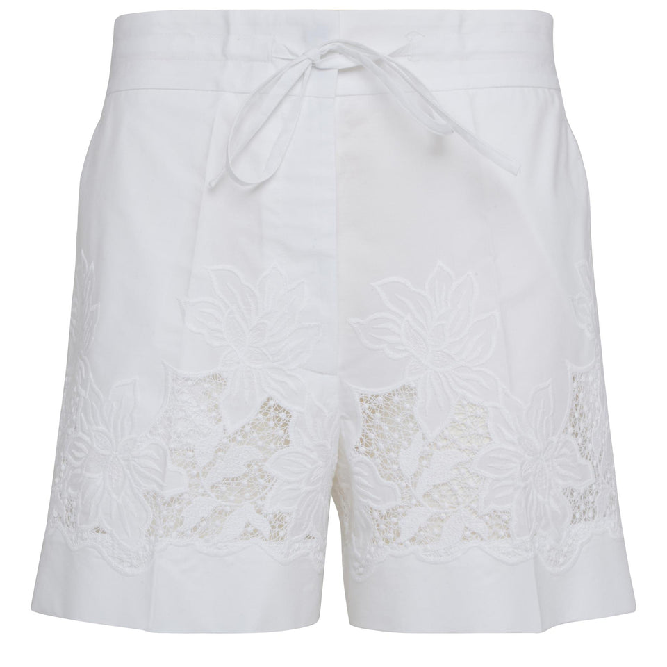 Shorts in cotone bianchi