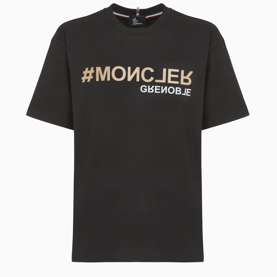 T-shirt ''Grenoble'' in cotone nera