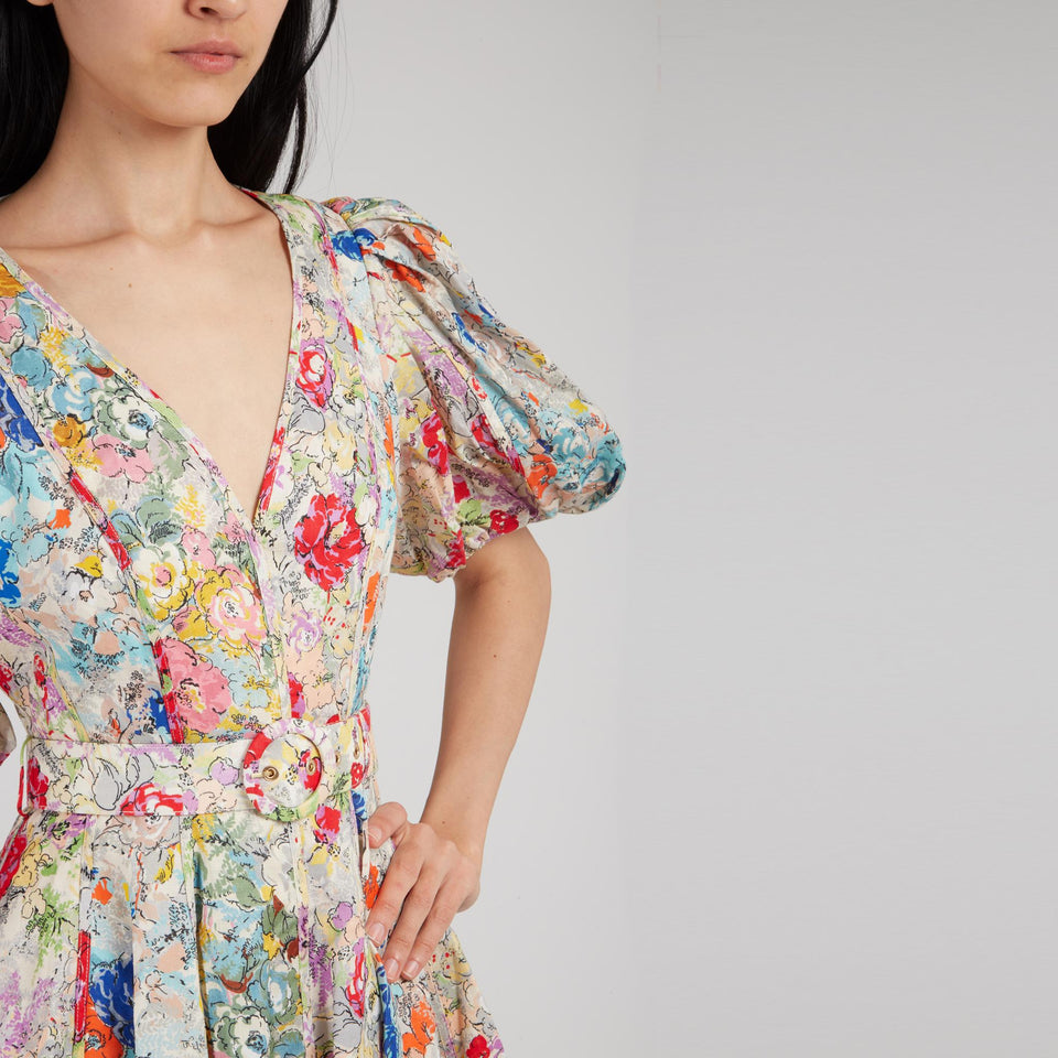 Abito in seta multicolor - GIO MORETTI