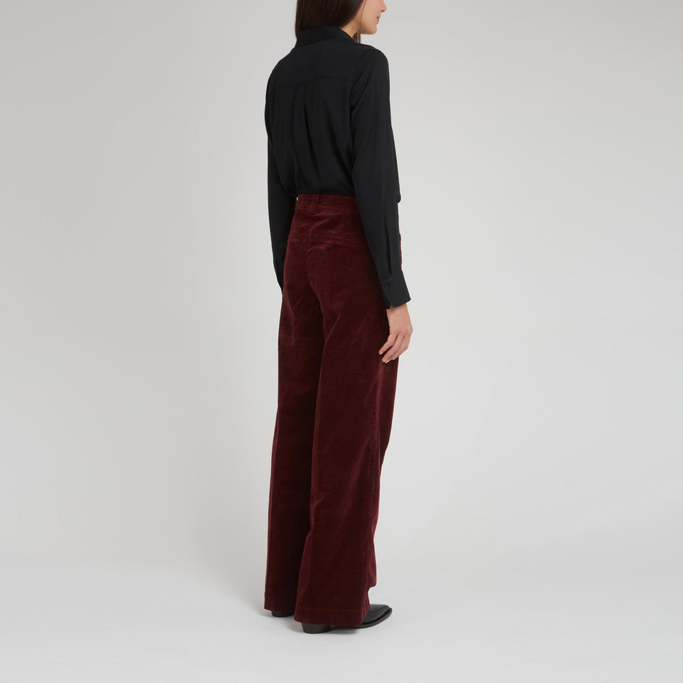 Camicia in seta nera