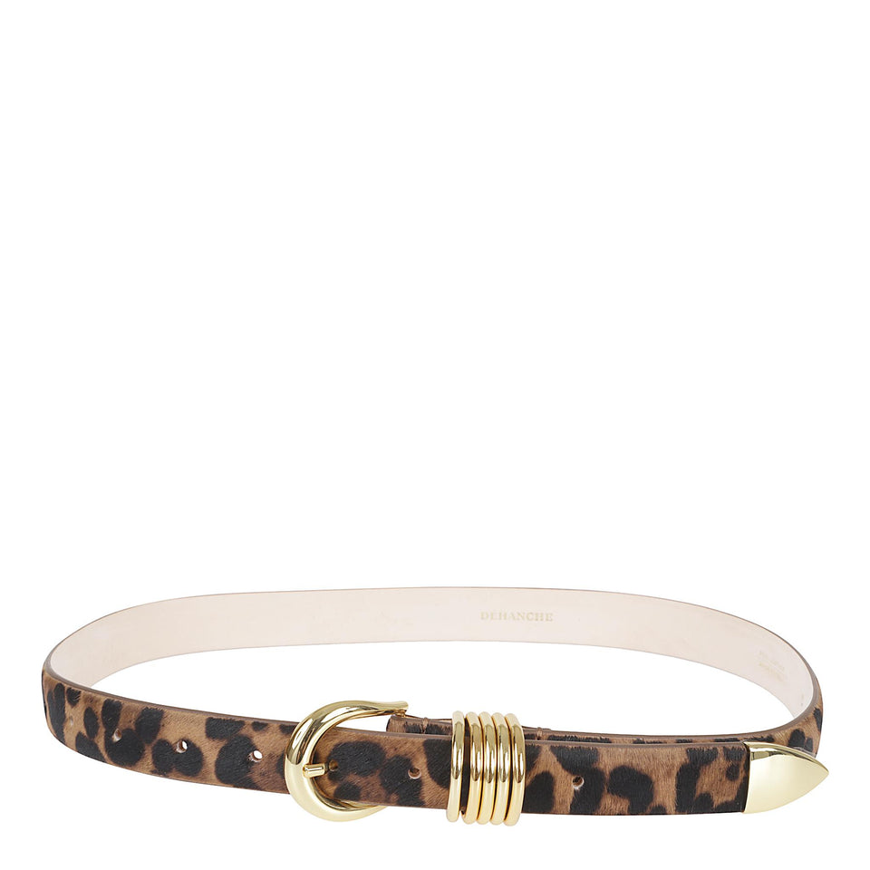 Cintura in cavallino leopardata HOLLY ANGJAGGOL DEHANCHE 
