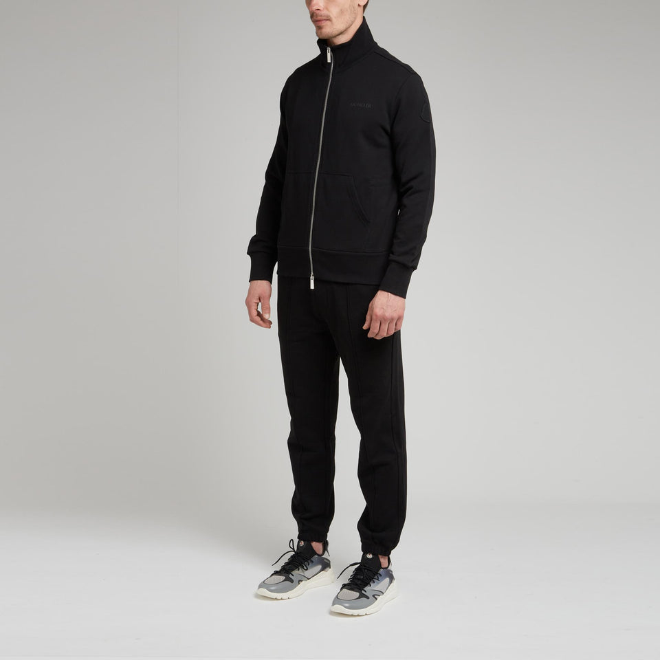 Black cotton cardigan