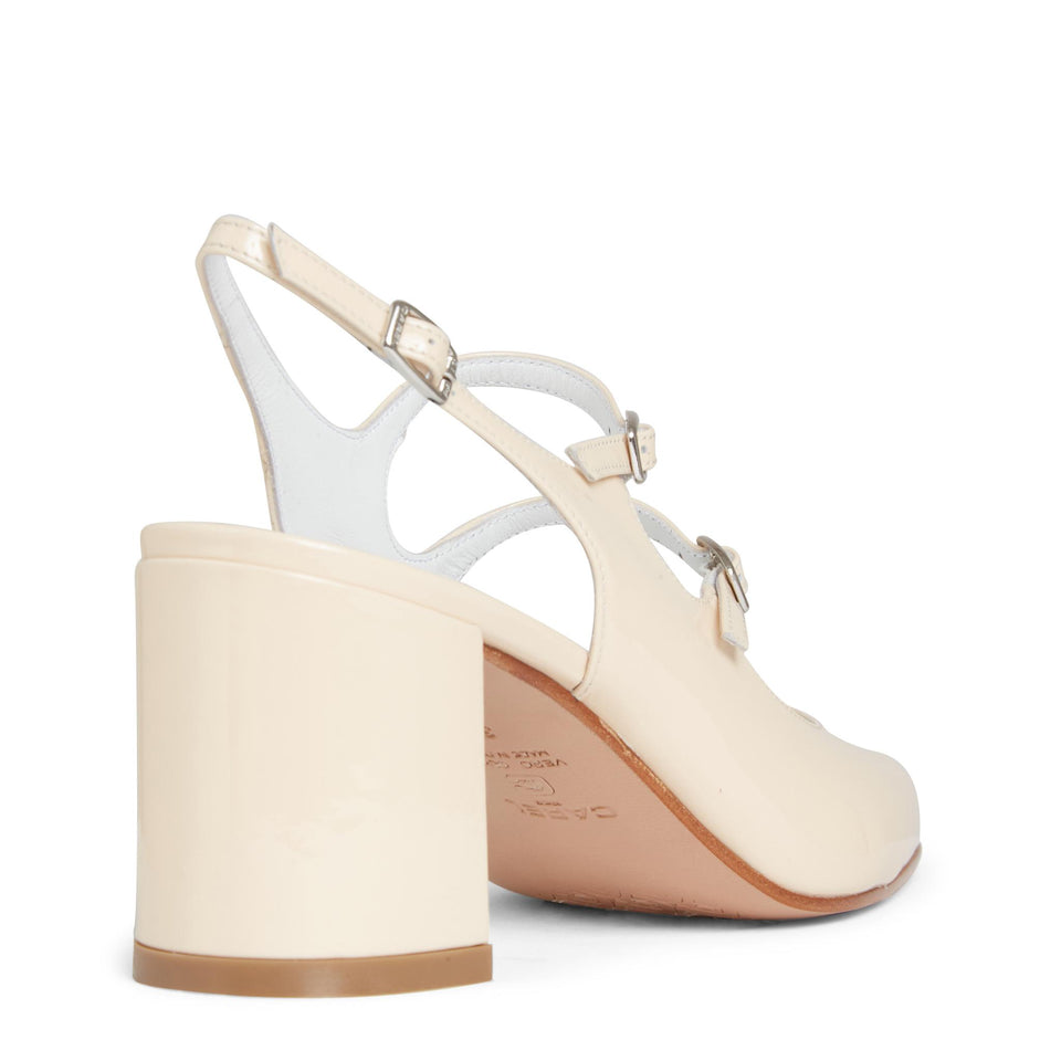 Decolletè "Banana" in pelle beige BANANA VERNISBEIGE CAREL PARIS 