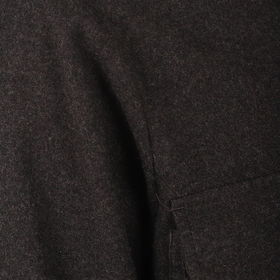 Camicia in lana marrone CE10 C80315325 ASPESI 