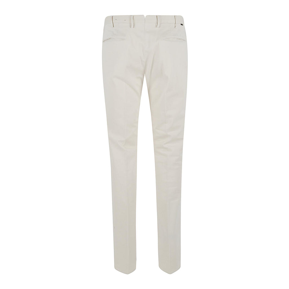 Pantalone in cotone bianco 1W0030 40947022 INCOTEX 