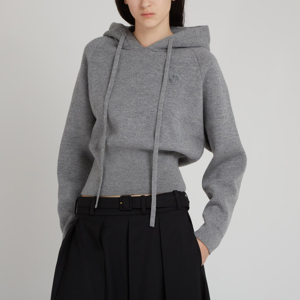Maglia in cashmere grigia
