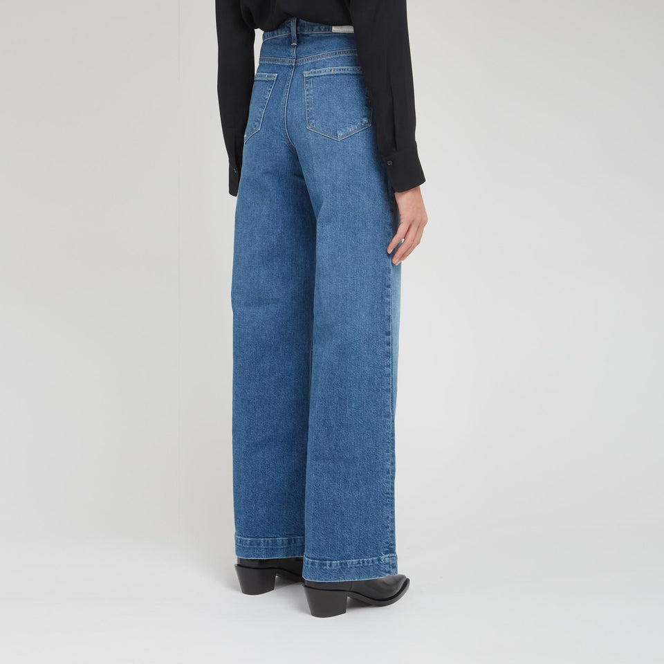 Jeans "Harper" in denim blu