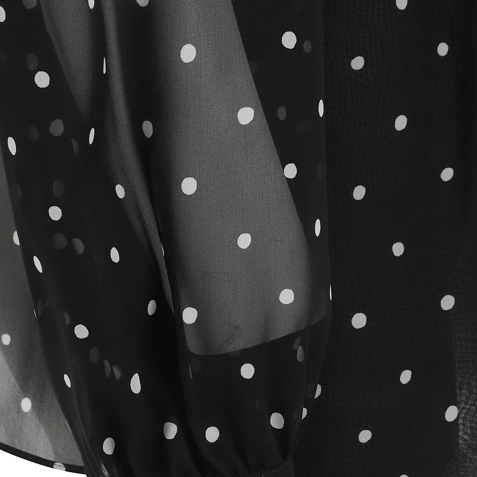 Blouse in seta nera PVCA1117 53PRIP091 GIAMBATTISTA VALLI 