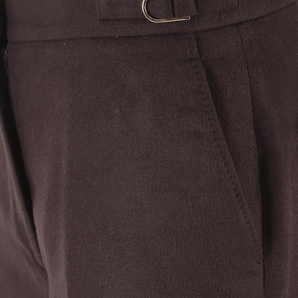 Pantalone in lana marrone 1252190 S097CHO GABRIELA HEARST 