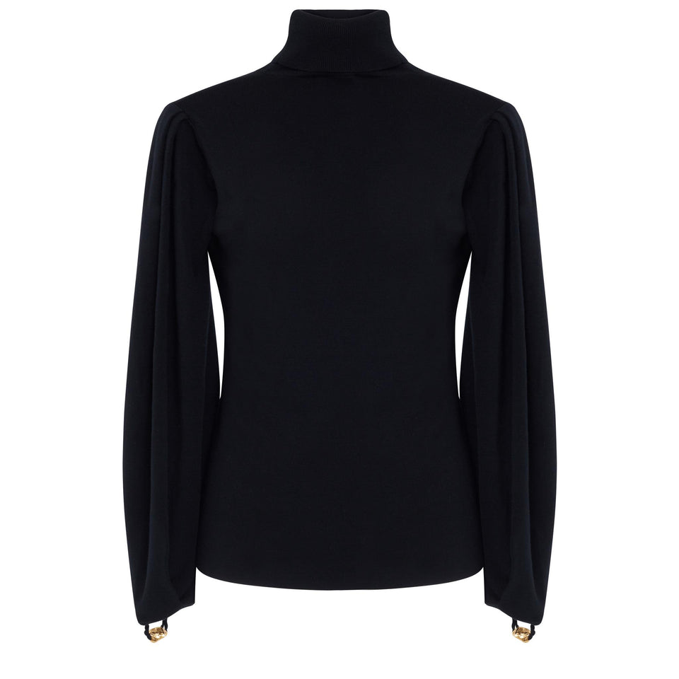 Maglione in lana nero