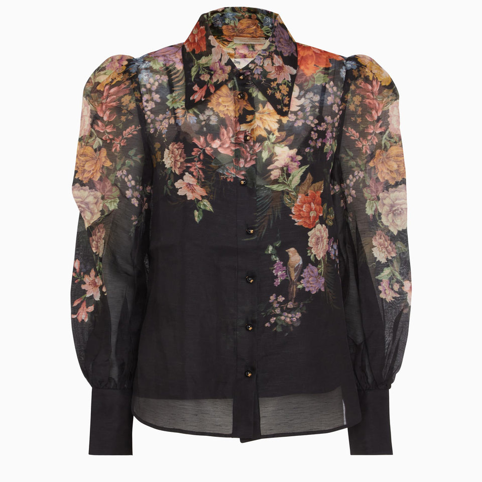 Multicolor silk shirt