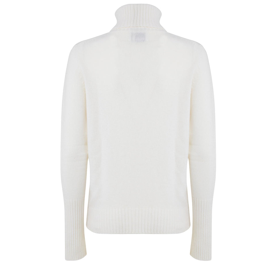 Maglia in cashmere bianca