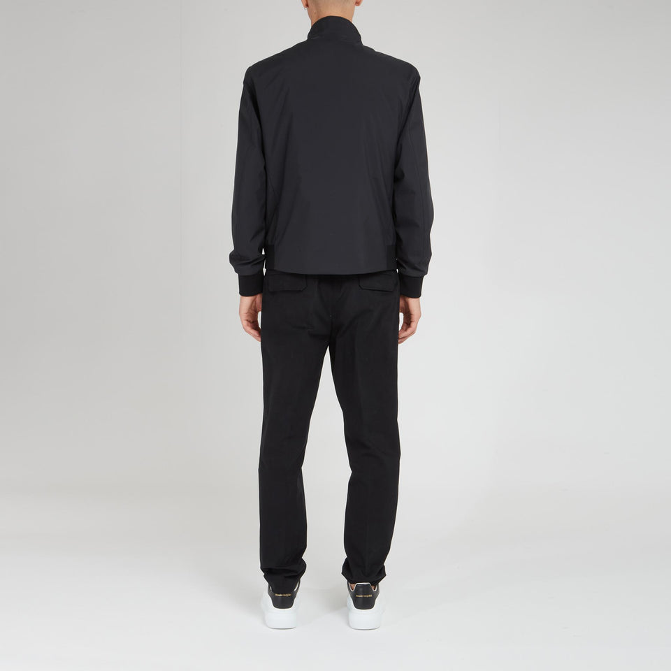 "Gouilles" jacket in black fabric