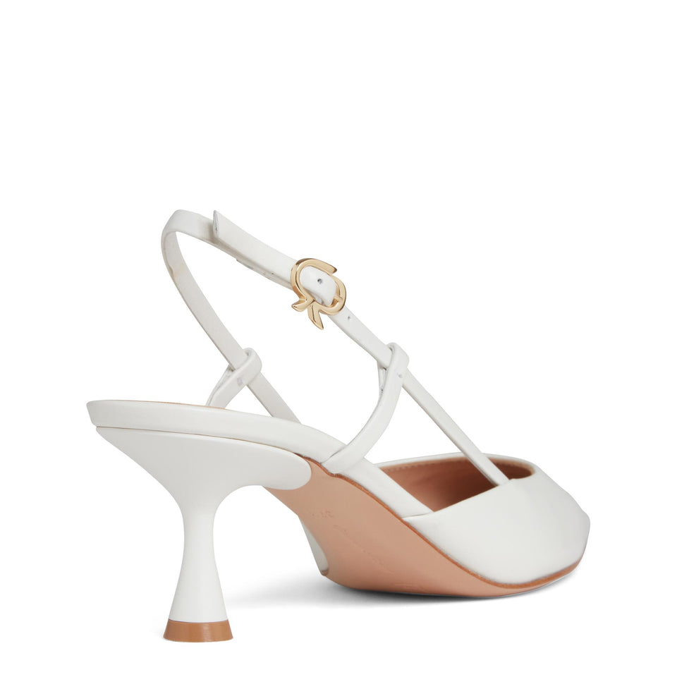 Decolletè "Ascent" in pelle bianche G95332 55LACVITBIAN GIANVITO ROSSI 