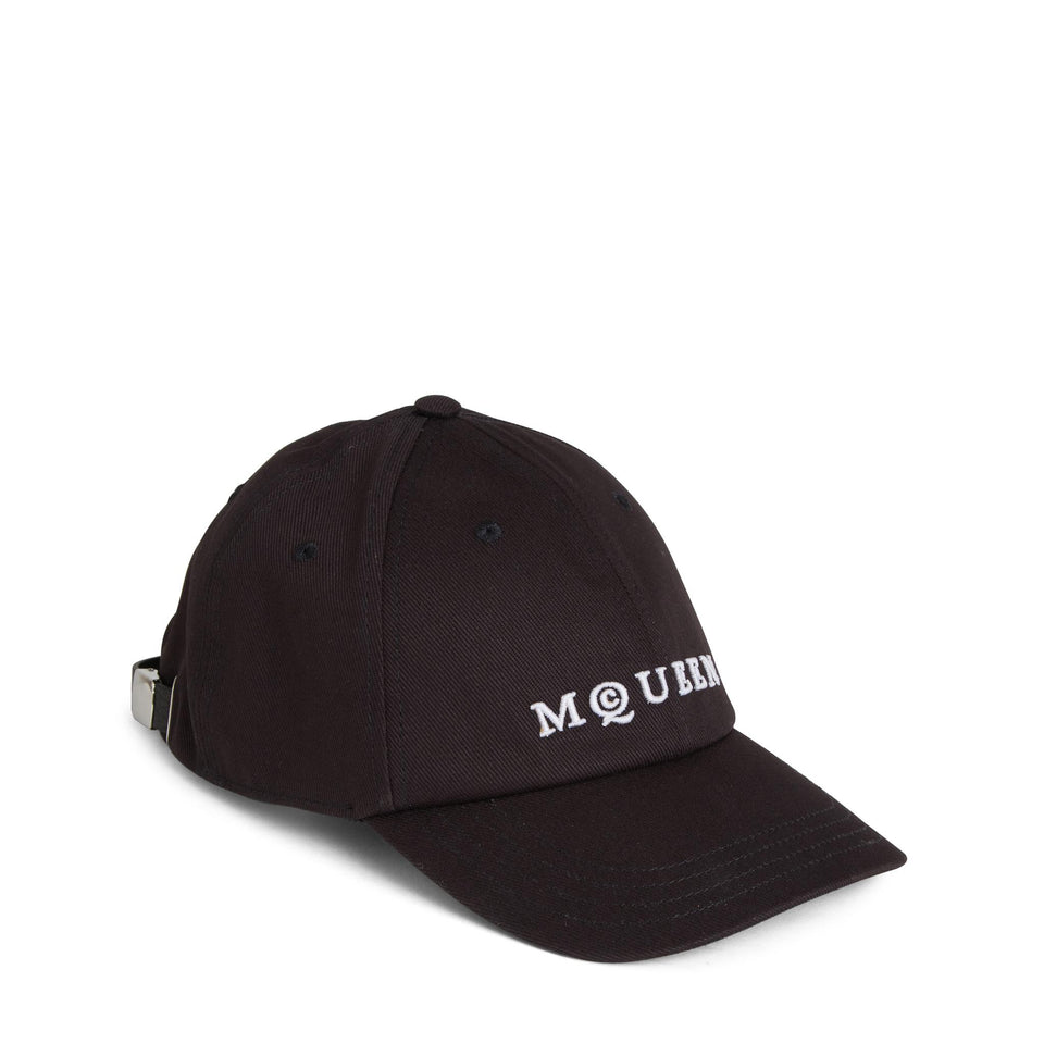 Black Cotton Baseball Cap