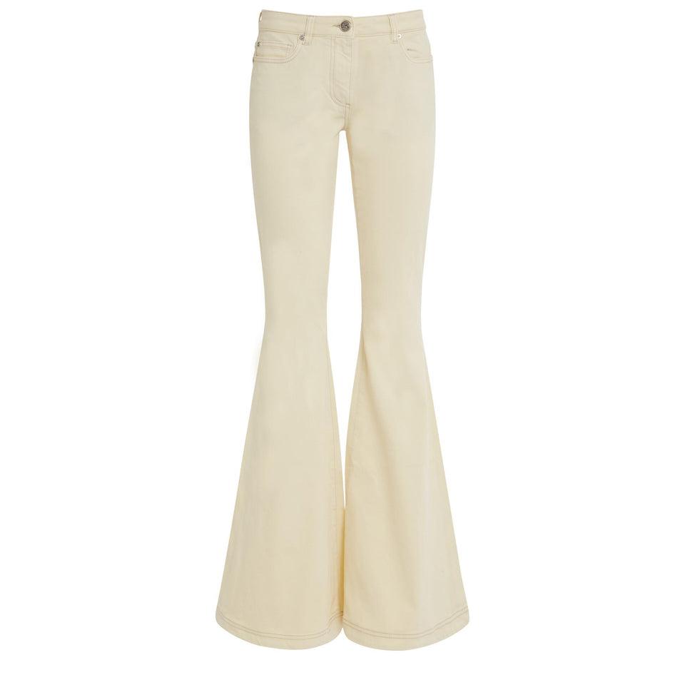 Jeans in denim bianchi