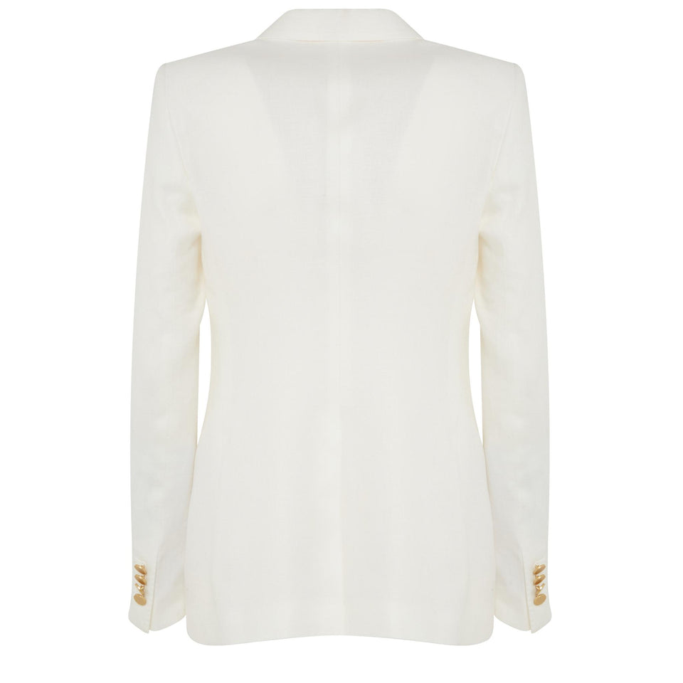 Blazer doppio petto ''J-Parigi'' in tessuto bianca