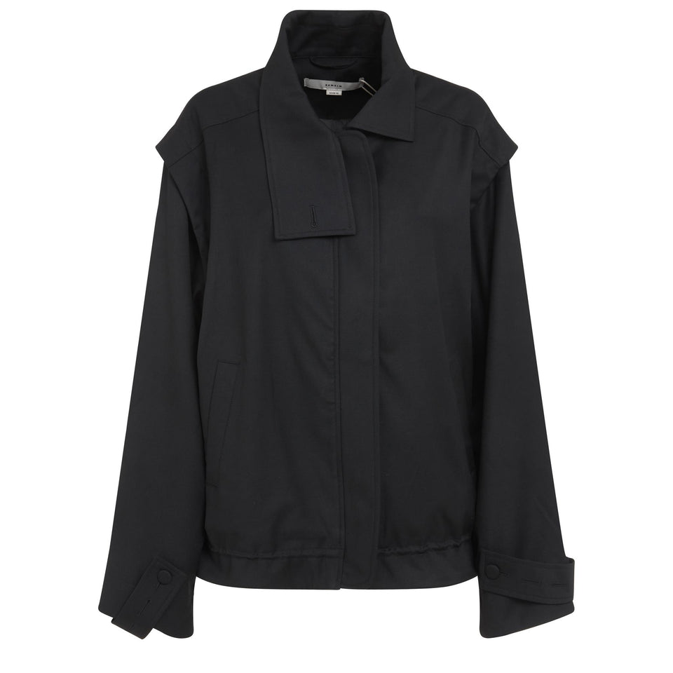 "Kamala" jacket in black fabric