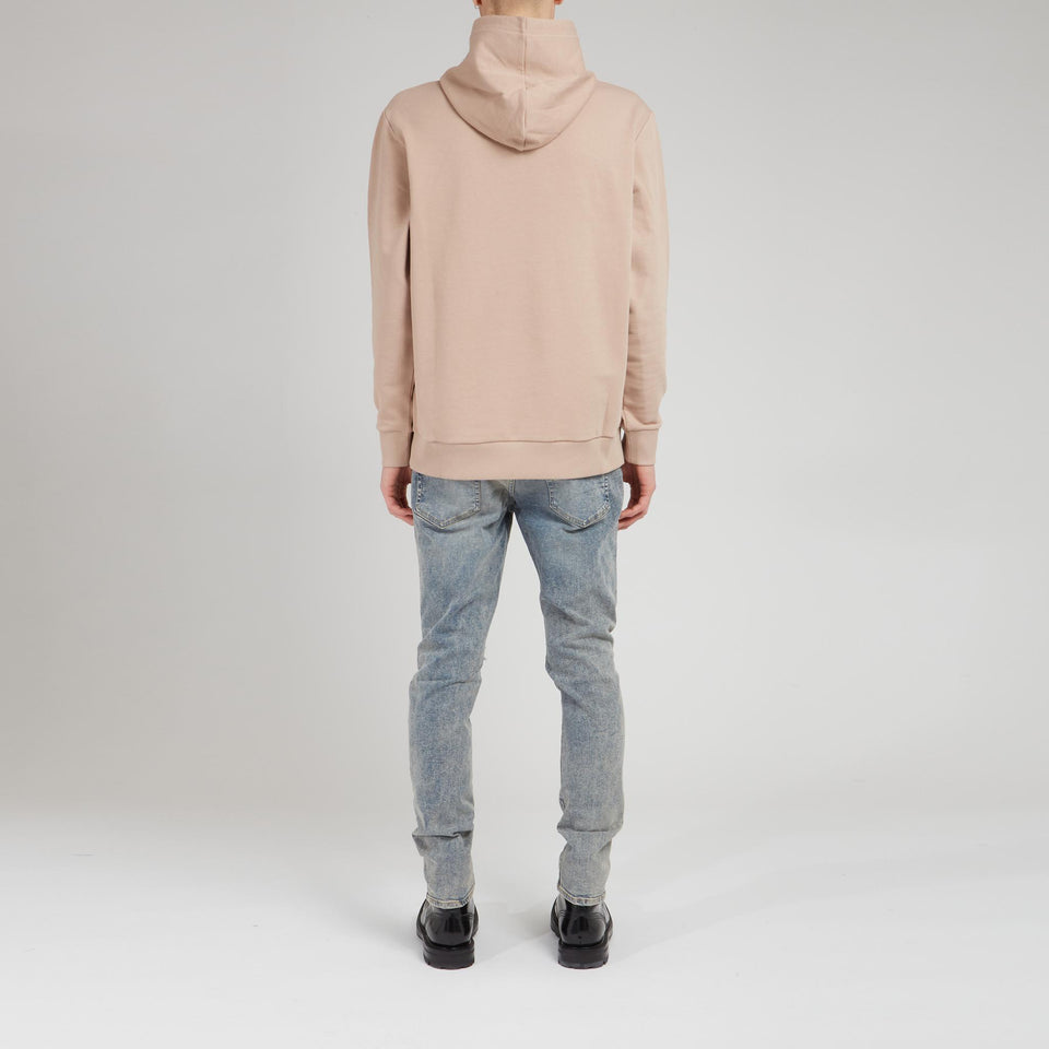 Beige cotton sweatshirt