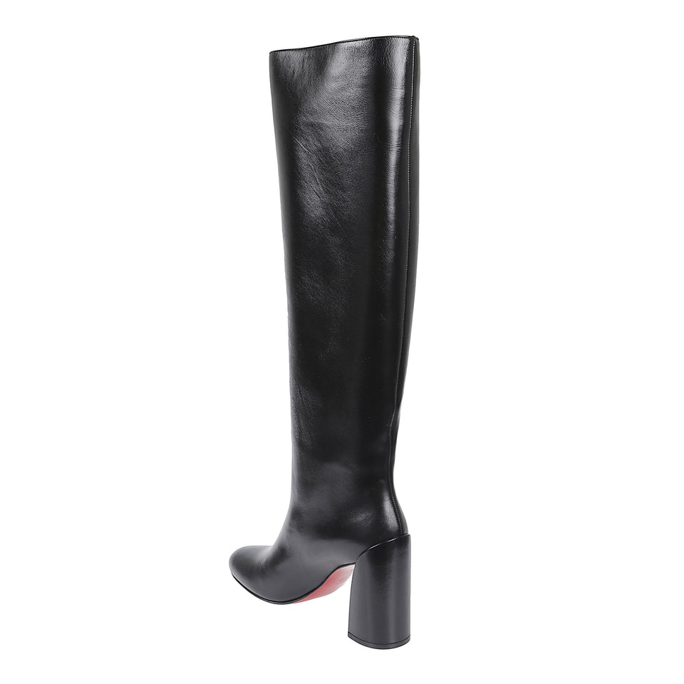 Stivale "Janitta" 85 in pelle nero 3250544 BK01 CHRISTIAN LOUBOUTIN 
