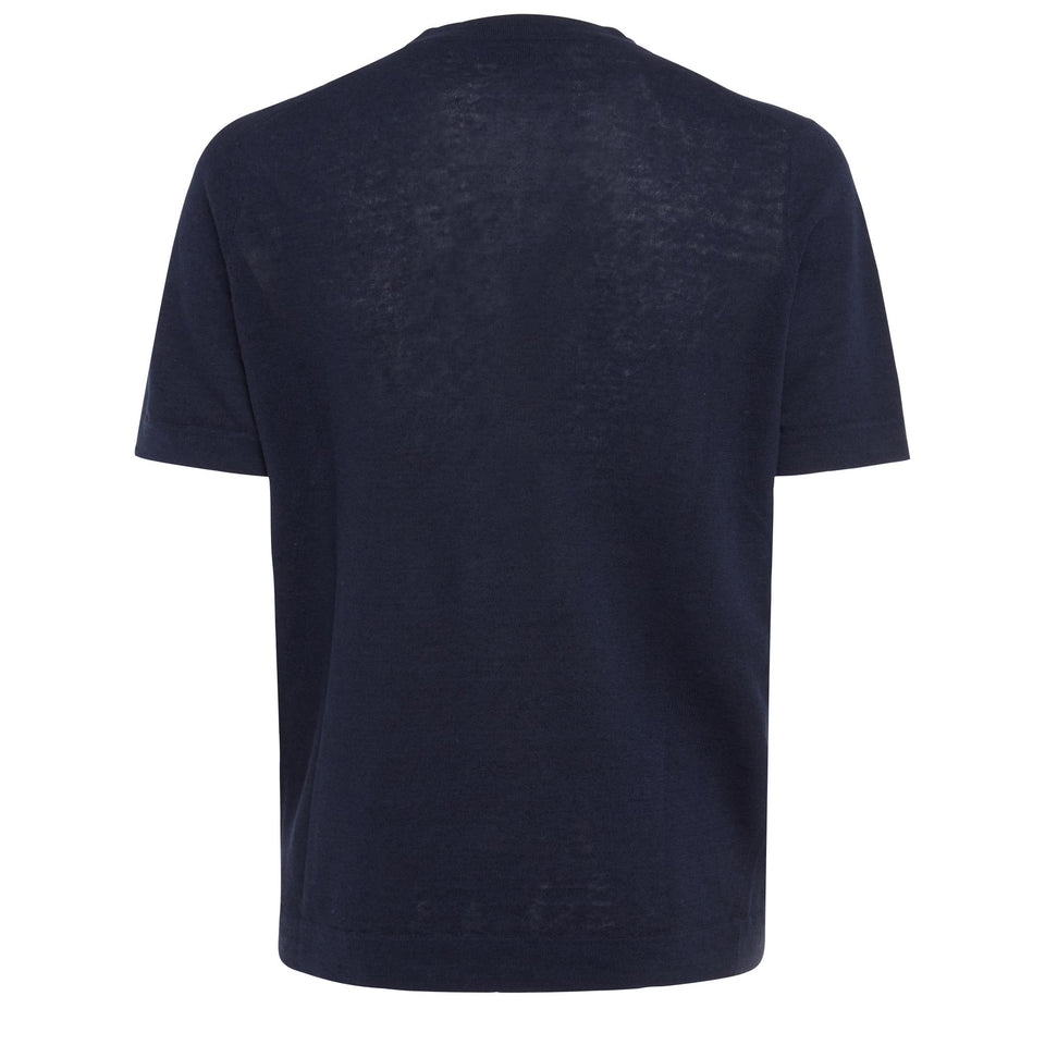 Blue cashmere sweater