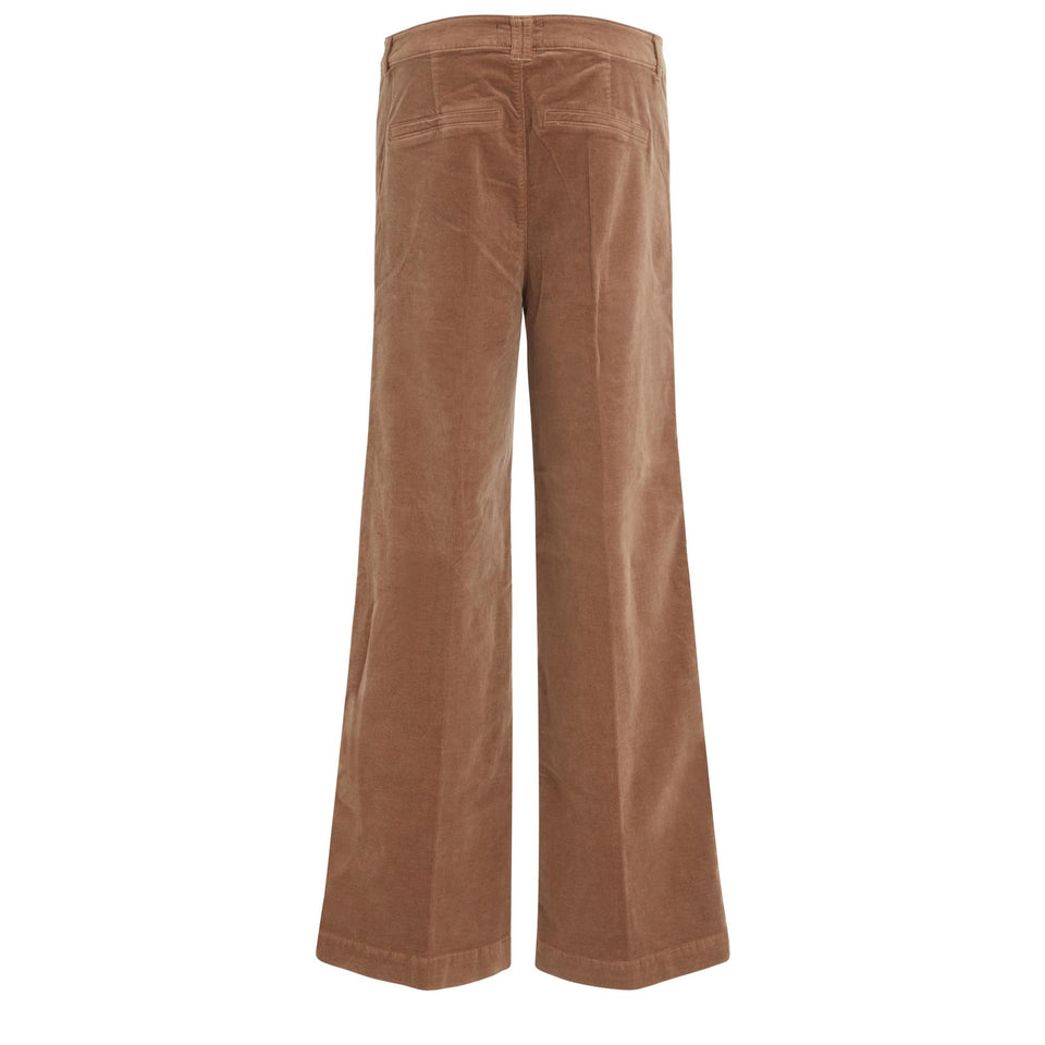 Pantalone "Sasha" in tessuto beige