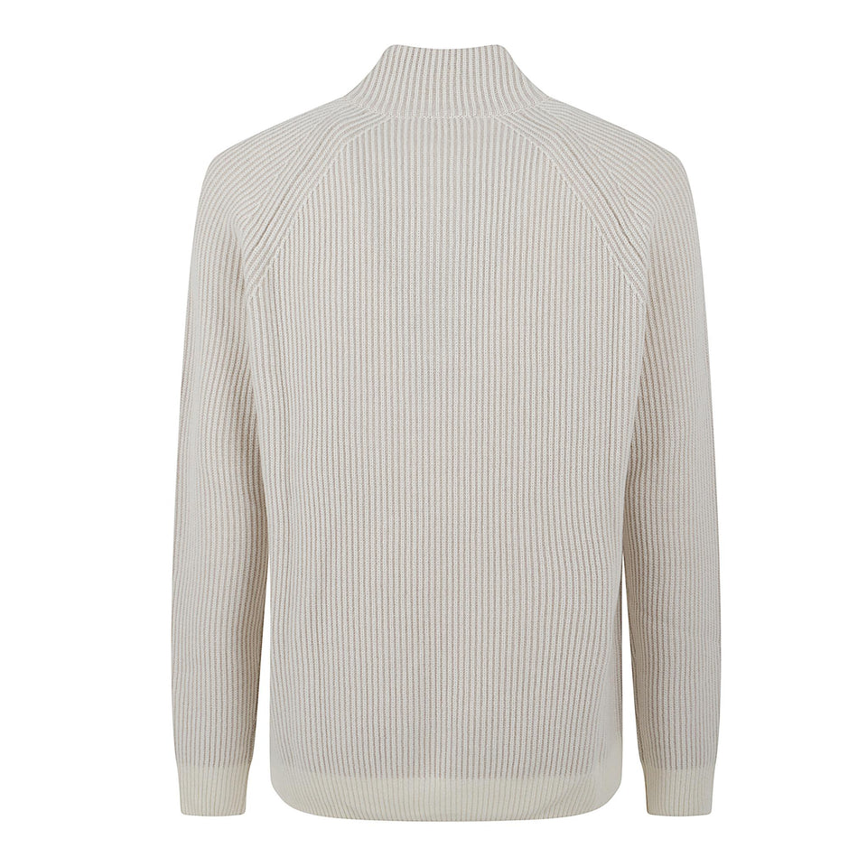 Maglia in lana beige 812429 ZK132Z5600 INCOTEX 