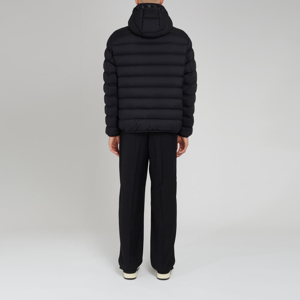 "Arroux" down jacket in black fabric