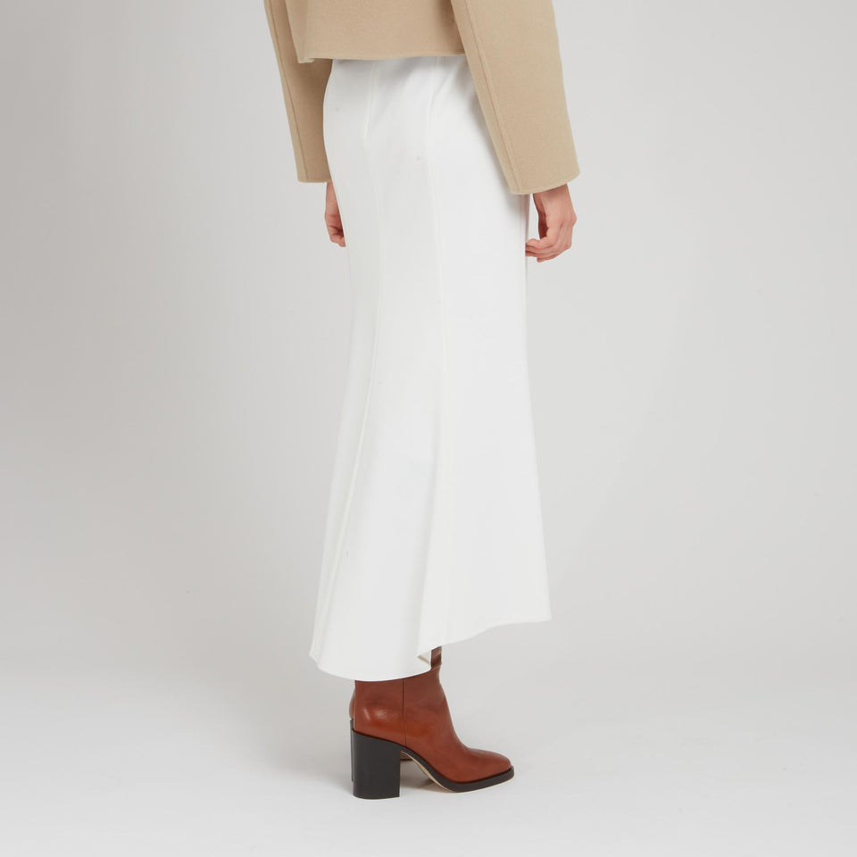 Gonna in tessuto bianca S00170 2T0840W1003 DEL CORE 