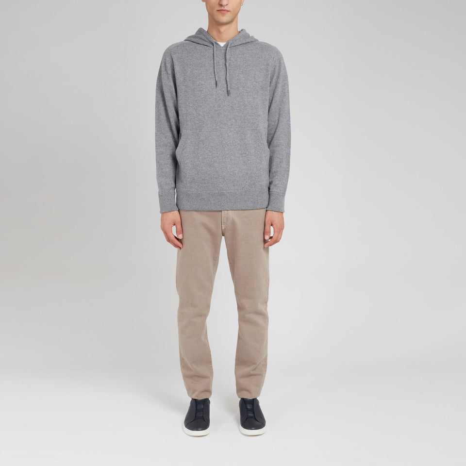 Maglia in cashmere grigia