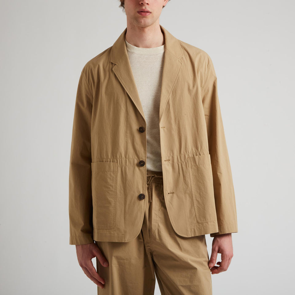 Beige cotton jacket