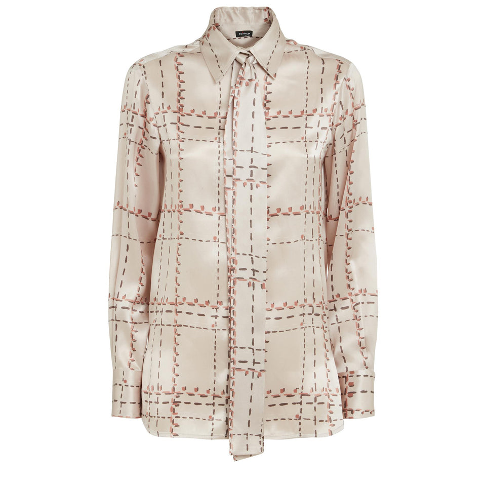 Multicolor silk shirt