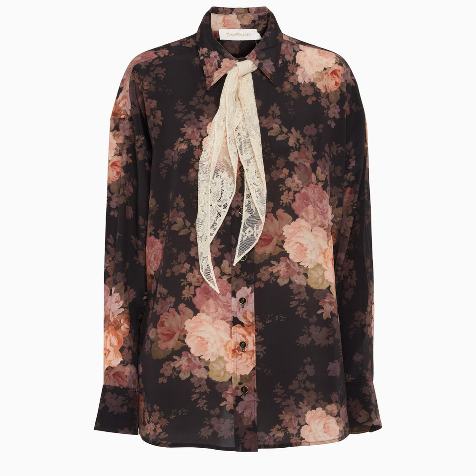 Multicolor silk shirt