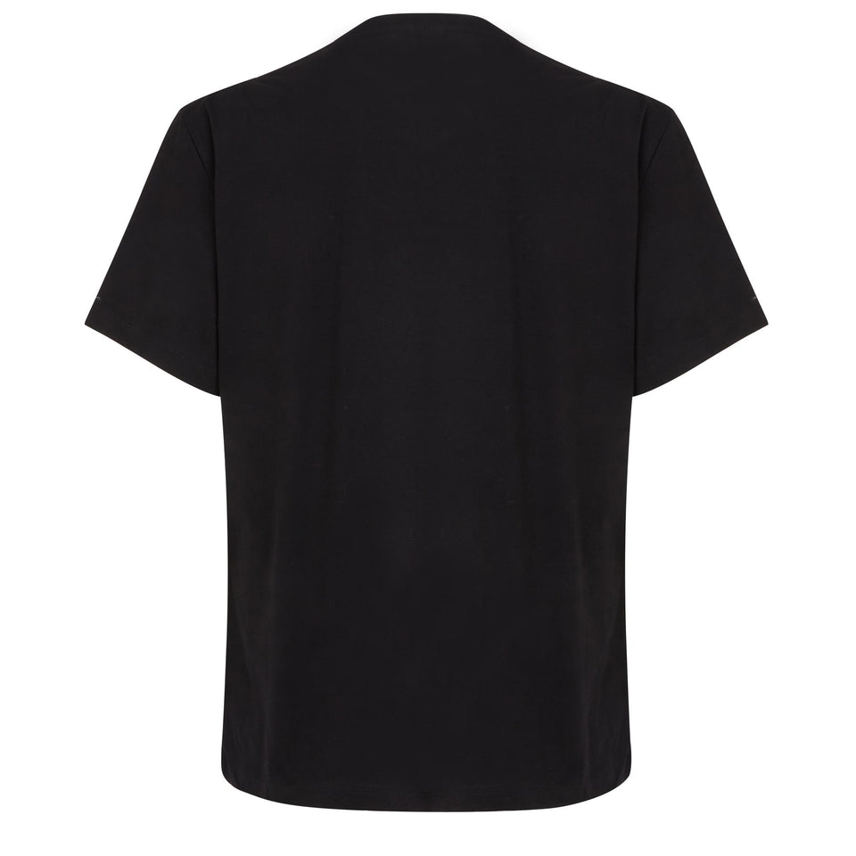 T-shirt in cotone nera