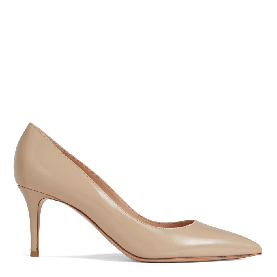 Dècolletè ''Gianvito 70'' in pelle beige G26770 70RICNUISAND GIANVITO ROSSI 