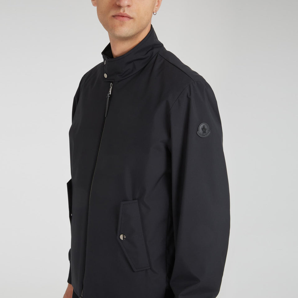"Gouilles" jacket in black fabric