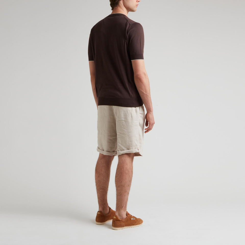 Maglia in cashmere marrone