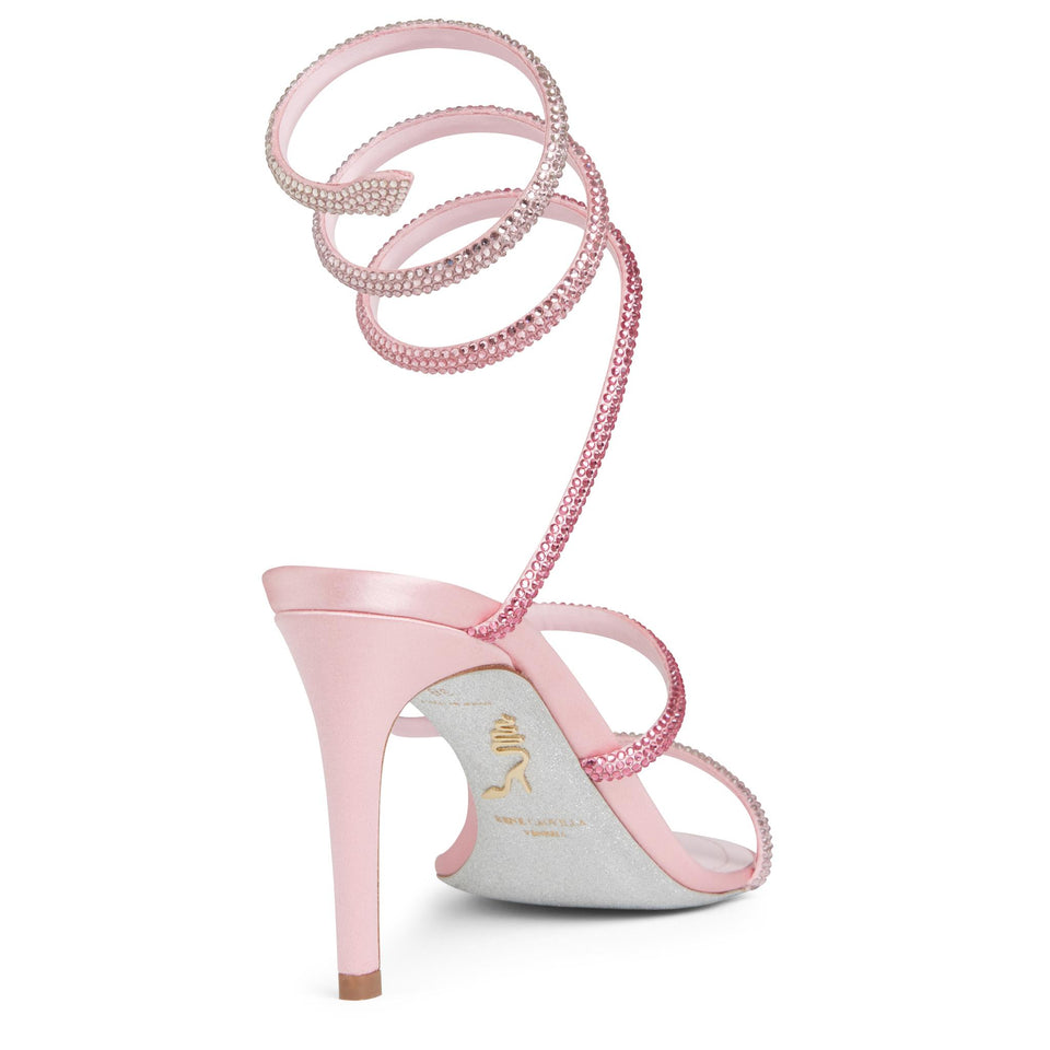 Sandalo ''Cleo'' in pelle rosa C12514-080 R0013261PINK RENE CAOVILLA 