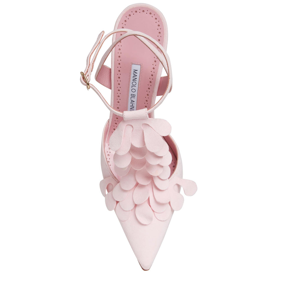 Decolletè "Marwam 105'' in pelle rosa 125-2848 LPNK MANOLO BLAHNIK 