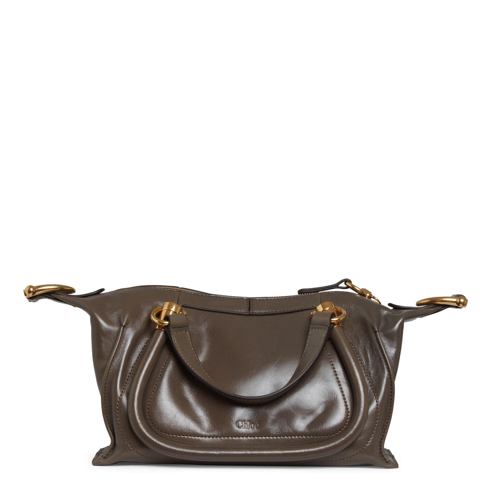 Borsa a tracolla ''Paraty'' in pelle grigia